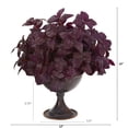 thumbnail image 2 of 13in. Basil Artificial Plant in Metal Chalice, 2 of 2