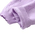 thumbnail image 6 of 1-7T Toddler Girls Long Sleeve Knitted Cardigan Kids Button Closure Sweaters Cropped Jacket Cover Up Tops, 6 of 9
