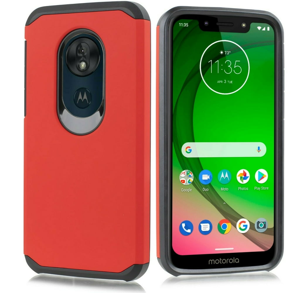 for 5.7" Motorola Moto G7 Play Slim Case Dual Layer Protective Case
