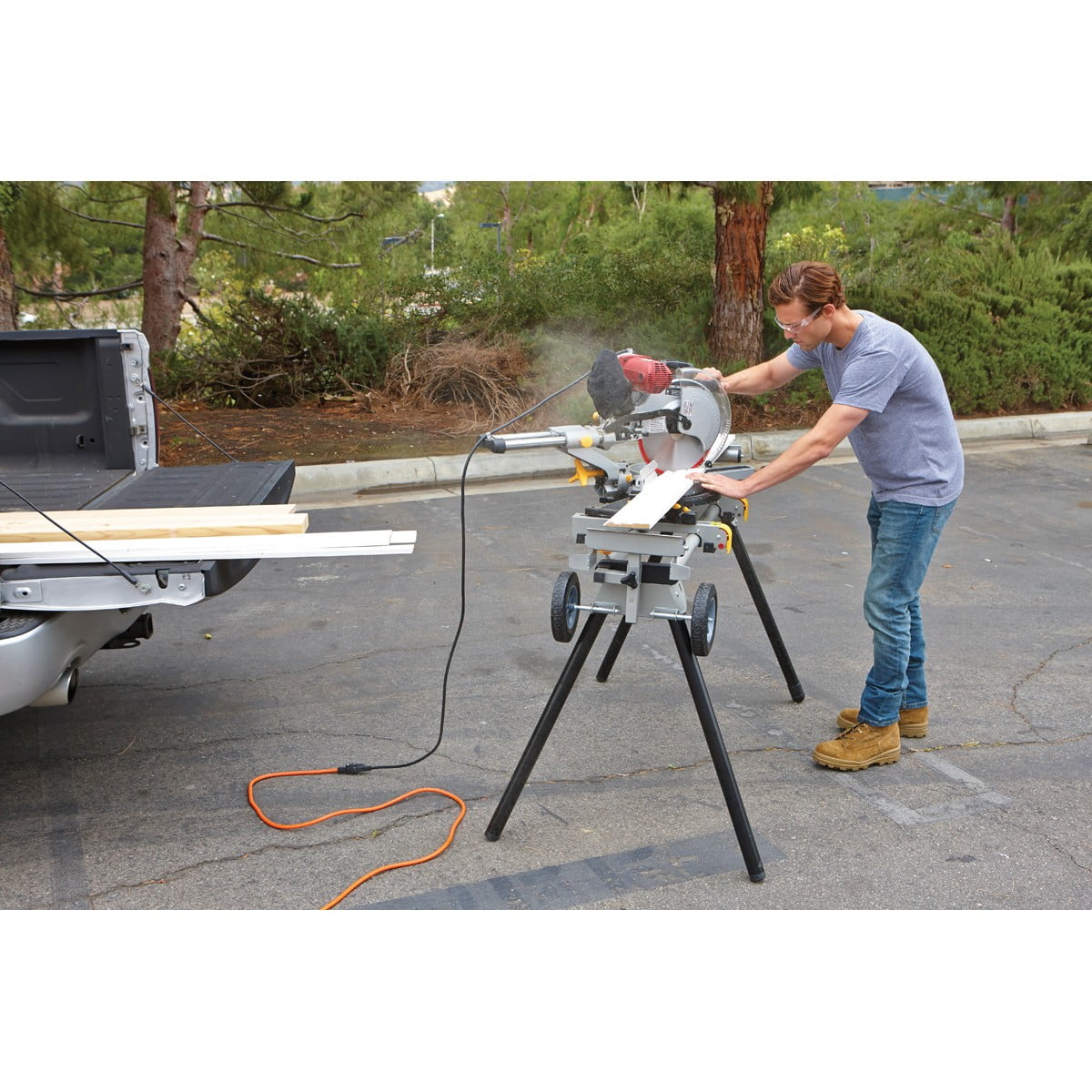 Chicago Electric Heavy Duty Mobile Miter Saw Stand Parts Reviewmotors.co