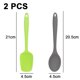 thumbnail image 2 of Juego de mini utensilios de cocina de 2 piezas: utensilios de cocina de silicona con espátulas, 2 of 5