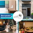 thumbnail image 5 of y 2-Pack] Plug in Light Socket, 3-Prong Light Bulb Socket Adapter, 360° Rotatable Light Bulb Plug Adapter with Switch, for LED Bulb, Light Bulb Camera, Smart Bulb (ETL Listed, White), 5 of 5