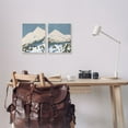 thumbnail image 2 of Stupell Industries Snowy Mountain Forest Landscape Calming Blue Peaks Canvas Wall Art Design by Jacob Green, 2 Piece, 16" x 20", 2 of 4