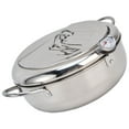 thumbnail image 4 of Mini Casserole à Friture Profonde 3,2 L Friteuse en Acier Inoxydable avec pour Contrôle Précis de la Température 9,4 Po, 41,3 Oz, 4 of 7