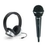 Samson Dynamic Cardioid Microphone and SR450 Closed Back Studio Headphones