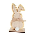 thumbnail image 2 of Adornos de conejito de Pascua, decoración de escritorio, colección de interiores, estatua decorativa Naranja, 2 of 9
