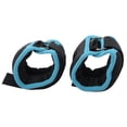 thumbnail image 4 of 1 par de pesas para tobillos, entrenamiento de fuerza, pesas ajustables para muñecas, bolsa de arena para correr, caminar, azul y negro, 1.1 lb, 4 of 12