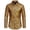 Gold#mens dress shirts long sleeve fitted, variant on Men's Fromal Dress Shirts Slim Fit Wrinkle Free Easy Iron Business Long Sleeve Button Down Dress Shirt Tops