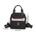 thumbnail image 4 of Bolso Bandolera Bolso Hombro Nailon para Mujer Bolso Informal Gran Capacidad (negro), 4 of 6