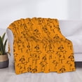 thumbnail image 3 of Fotbe Fall Cute Simple Scarecrow Manta de Franela con Estampado, Manta Ultrasuave para Cama, Sofá, Auto, Hipoalergénica y Antibolitas-40"x30", 3 of 6