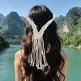 thumbnail image 4 of YSNOOWE Para Mujer En Macramé Beige Decorativa Para Eventos Especiales, 4 of 7