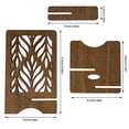 thumbnail image 4 of Retro Wooden Phone Stand Portable Removable Wood Phone Holder With Charging Hole, 4 of 8