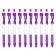 thumbnail image 1 of 10 Pcs Stylos à Bille Rétractables, Couleurs Assorties Ruban Rétractable Stylo à Rouleau Gel Sensibilisation au Cancer Stylo à Bille Gel Plastique Stylos à Bille Écriture Fluide, 1 of 4