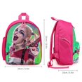 Kids Harley Quinn Backpacks School Bag Bookbag Casual Daypack Backpacks