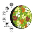 thumbnail image 4 of Kdxio Spare Tire Cover for RV Trailer, Waterproof Wheel Cover,Camper Spare Tire Cover Fit for Rv SUV Truck Travel Trailer 15 inch-St. Patrick's Day3, 4 of 8