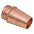 thumbnail image 1 of Nozzle, Copper, Tweco, Coarse Threaded, PK2, 1 of 3