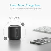 Anker SoundCore mini, Super-Portable Bluetooth Speaker with 15-Hour Playtime, 66-Foot Bluetooth Range, Enhanced Bass, Noise-Cancelling Microphone - Black