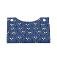 thumbnail image 4 of Lsque Raccoon blue point Printed Long Tissue Box Cover Holder, Facial Paper Organizer Dispenser,Triangle with Bottom Belt, PVC Leather Decorative Organizer, 4 of 9