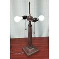 thumbnail image 4 of Tiffany Style 2 Light Mission Table Lamp - 23" Tall, 4 of 4
