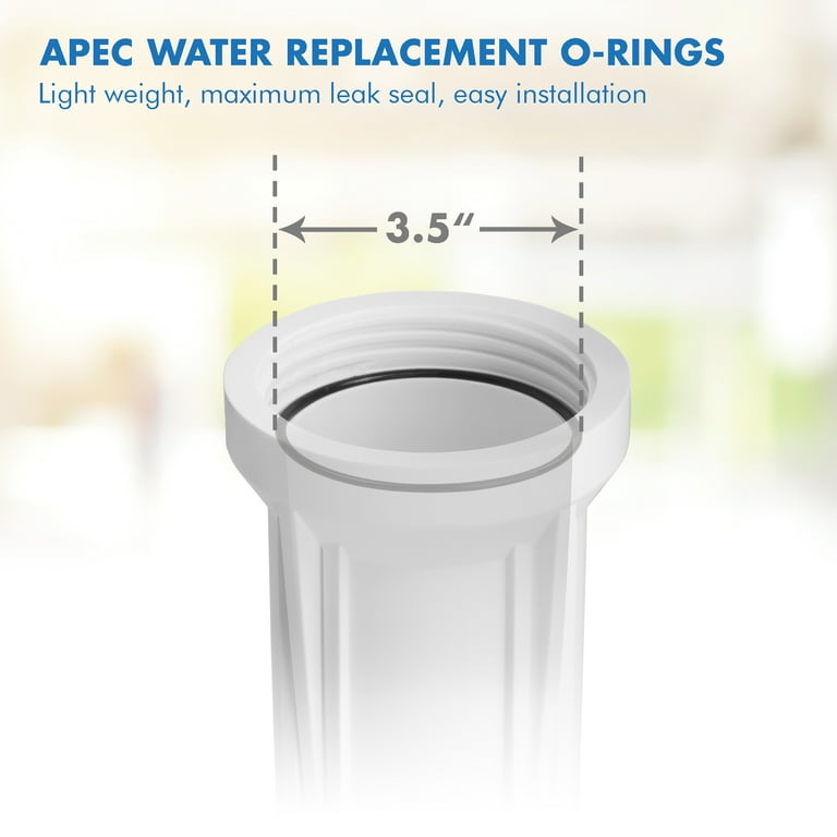 APEC O-Ring Set for 3.5 Diameter Reverse Osmosis Water Filter Housings 3 Pack