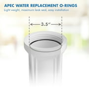 APEC O-Ring Set for 3.5 Diameter Reverse Osmosis Water Filter Housings (3 Pack O-RING-SET)