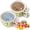 Blue+Brown, variant on Fruit Storage Containers for Fridge with Colander, 2-in-1 Fruit Washing Bowl with Handle, Stackable Produce Saver for Kitchen Counter