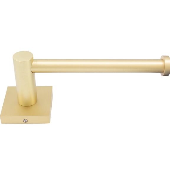 Stone Harbor Hardware Vienna Post Toilet Paper Holder, Satin Brass