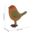 thumbnail image 4 of kkbbma under $5 Resin Bird Statue for Garden Decoration,Garden Sculptures & Statues,Animal Bird Figurine for Outdoor Yard Porch Lawn Patio Shelf Bookshelf Decor,Small Bird Ornament, 4 of 9