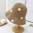 thumbnail image 2 of ZACPNCV Summer Beach Sun St Hats for Women Wide Packable Travel Bucket Hats Mother's Day Gifts Khaki Free Size, 2 of 5