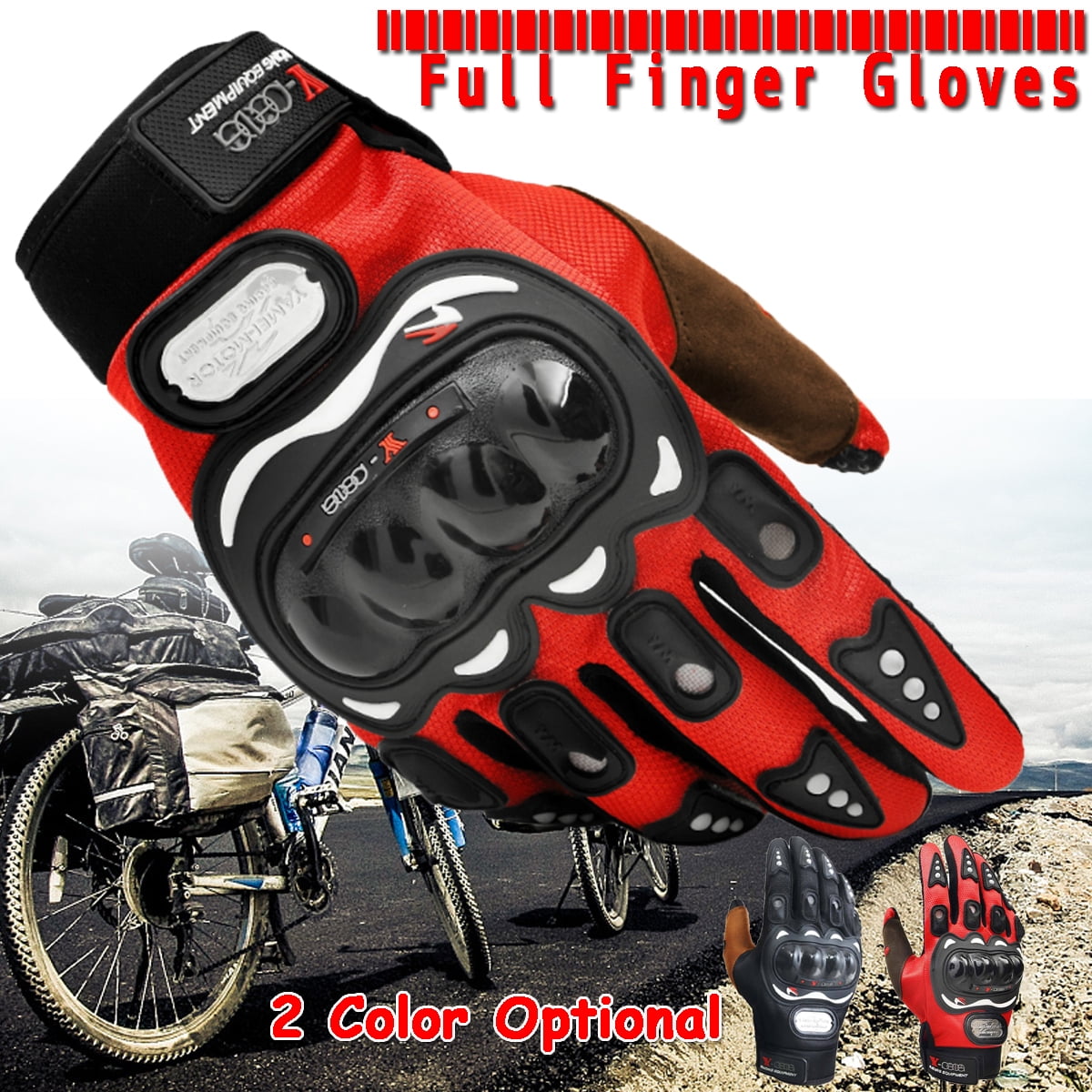 Winter Warm Knuckle Gloves Full Finger Cycling Mittens Windproof