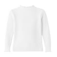 thumbnail image 4 of XXWXYD Girl’s Basic Long Sleeve Mock Neck Top, Solid Color Casual Plus Size Shirts, Slim Fit Half Turtleneck Blouse, 4 of 6