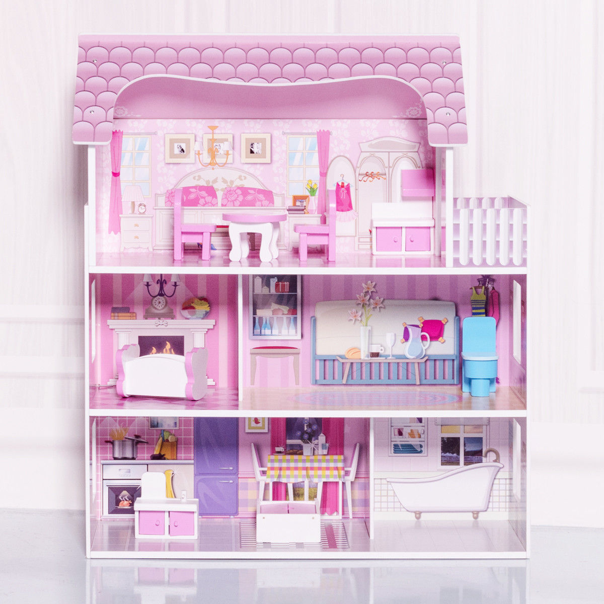 pink dollhouse