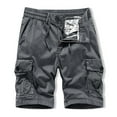thumbnail image 2 of fartey Camo Shorts for Men with Multiple Pockets Button Zipper Elastic Waist Baggy Cargo Short Casual Hiking Sports Outdoors Short, 2 of 9