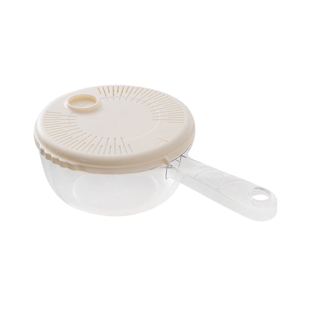 Deshidratador comercial de verduras para cocina, secador de alimentos con material ABS, diseño redondo, herramienta eficiente para secar y limpiar