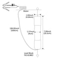thumbnail image 6 of Deep Sea Fishing Lamp 30w 50w Squid Baiting Lamps Fixture 12V 24V Underwater Lighting Ice Fishing Light IP68 Luring Fish, 6 of 6