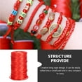 thumbnail image 4 of Miangastore Hand Woven Red Rope High Strength Wear Resistant 1Set 4.1X2.6in, 4 of 8