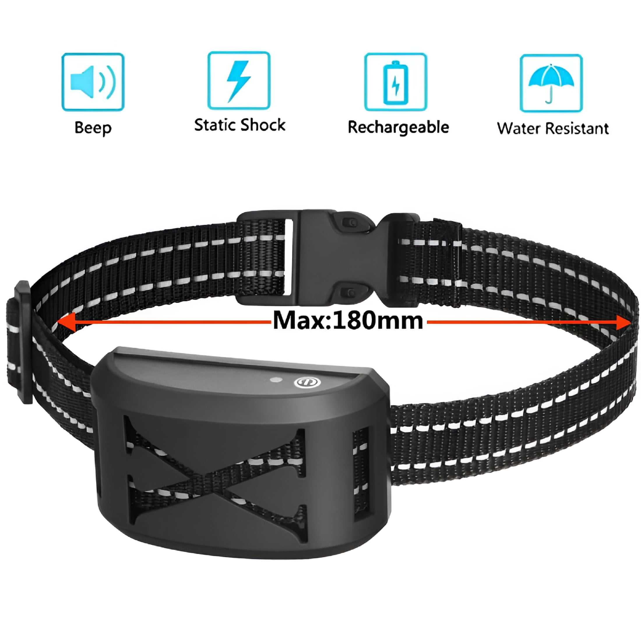 GJX Wireless Dog Fence Wireless Boundary Containment System Electric Dog Fence&Remote Training Collar Adjustable Vibration&Shock Suitable for Large and Medium Dogs-3 Dogs