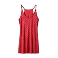thumbnail image 3 of Ihhxva Plus Size Women's Spaghetti Strap Tank Top Polka Dot Cami Moisture-Wicking Summer Racerback Loose Fit Breathable Cotton Casual Beach Vacation Activewear XL-5XL, 3 of 6