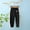 Black, variant on Eltusu Boys Sports Sweatpants, Elastic Waist Loose Relaxed Fit Cotton Jogger Pants Blue Size 6 T