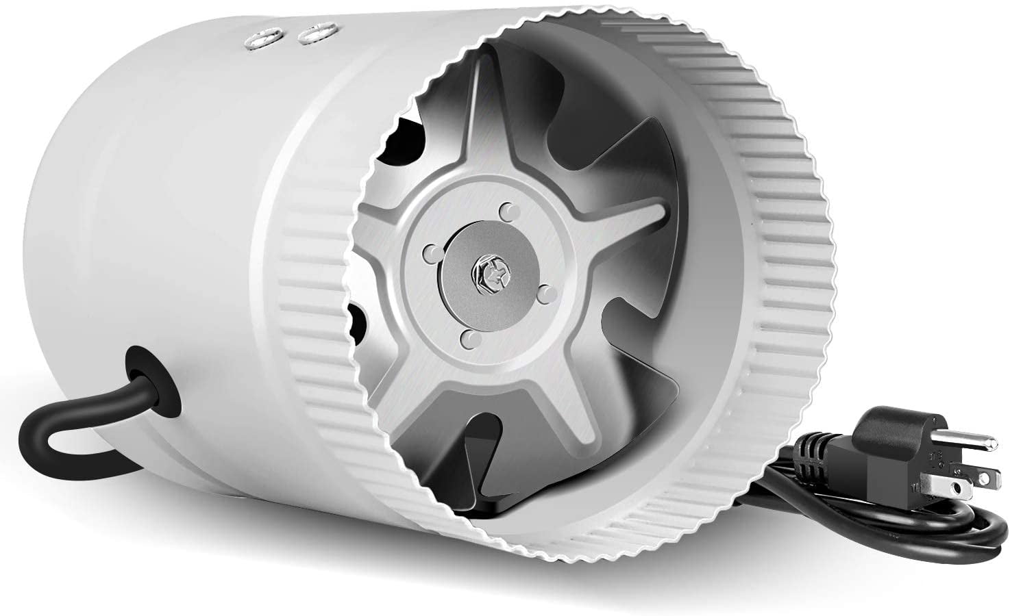 iPower 6" Inline Duct Ventilation Fan HVAC Exhaust Blower 2-Pack 