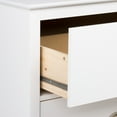 thumbnail image 6 of Prepac Yaletown 2-Drawer Tall Nightstand, White, 6 of 7