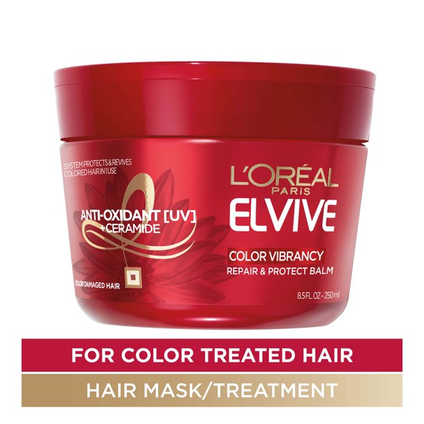 L'Oreal Paris Elvive Color Vibrancy Repair and Protect Balm, 8.5 fl. oz