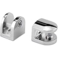 thumbnail image 3 of Abrazaderas de vidrio de 6 piezas, abrazaderas de vidrio para espejo, abrazadera de vidrio ajustable para montaje en pared, sujetadores de clip para espejo de baño de aleación de zinc, 19 * 20 * 16 mm, 3 of 5