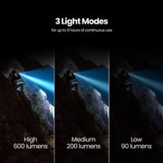 Feit Electric 6.6 Long Range Rechargeable LED Flashlight