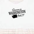 thumbnail image 4 of Inktastic Someone in Washington Loves Me Girls Baby Dress, 4 of 5