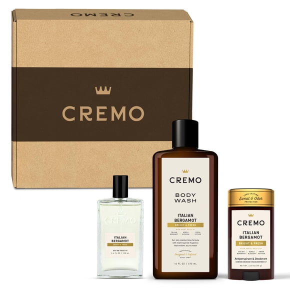 Set de regalo Cremo Mens Cologne Italian Bergamot con gel de baño