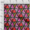 thumbnail image 2 of oneOone Cotton Cambric Orange Fabric Geometric Tropical Texture Sewing Craft Projects Fabric Prints By Yard 42 Inch Wide, 2 of 4