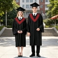 thumbnail image 2 of FYEGRE Elegant Graduation Gown Doctoral Commencement Attire Matching Cap Tassel Ensemble For Formal RD1 XS, 2 of 4