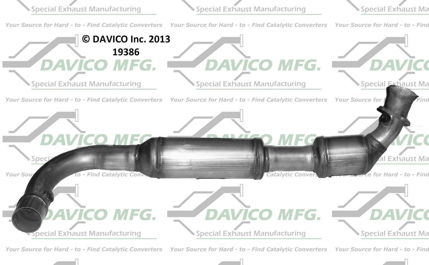 Davico Mfg 19386 Direct-Fit Catalytic Converter