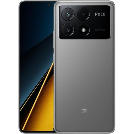 Xiaomi Poco X6 PRO 5G GSM Global Unlocked (512GB+12GB) 6.67" 64MP Triple Camera (Grey)